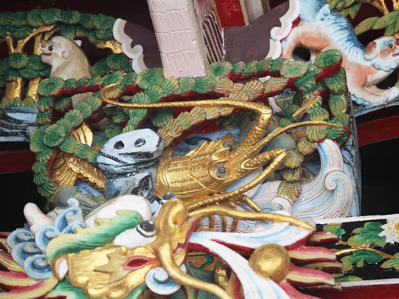 花宅五府千歲廟水族裝飾