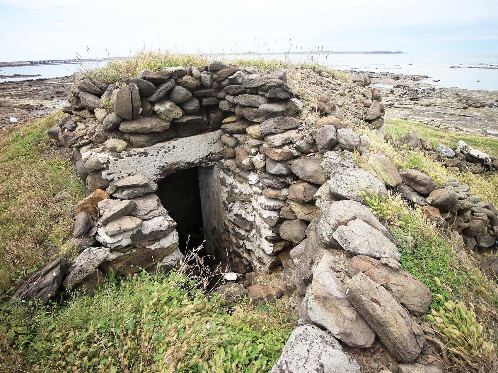 通梁龜山軍事崗哨碉堡