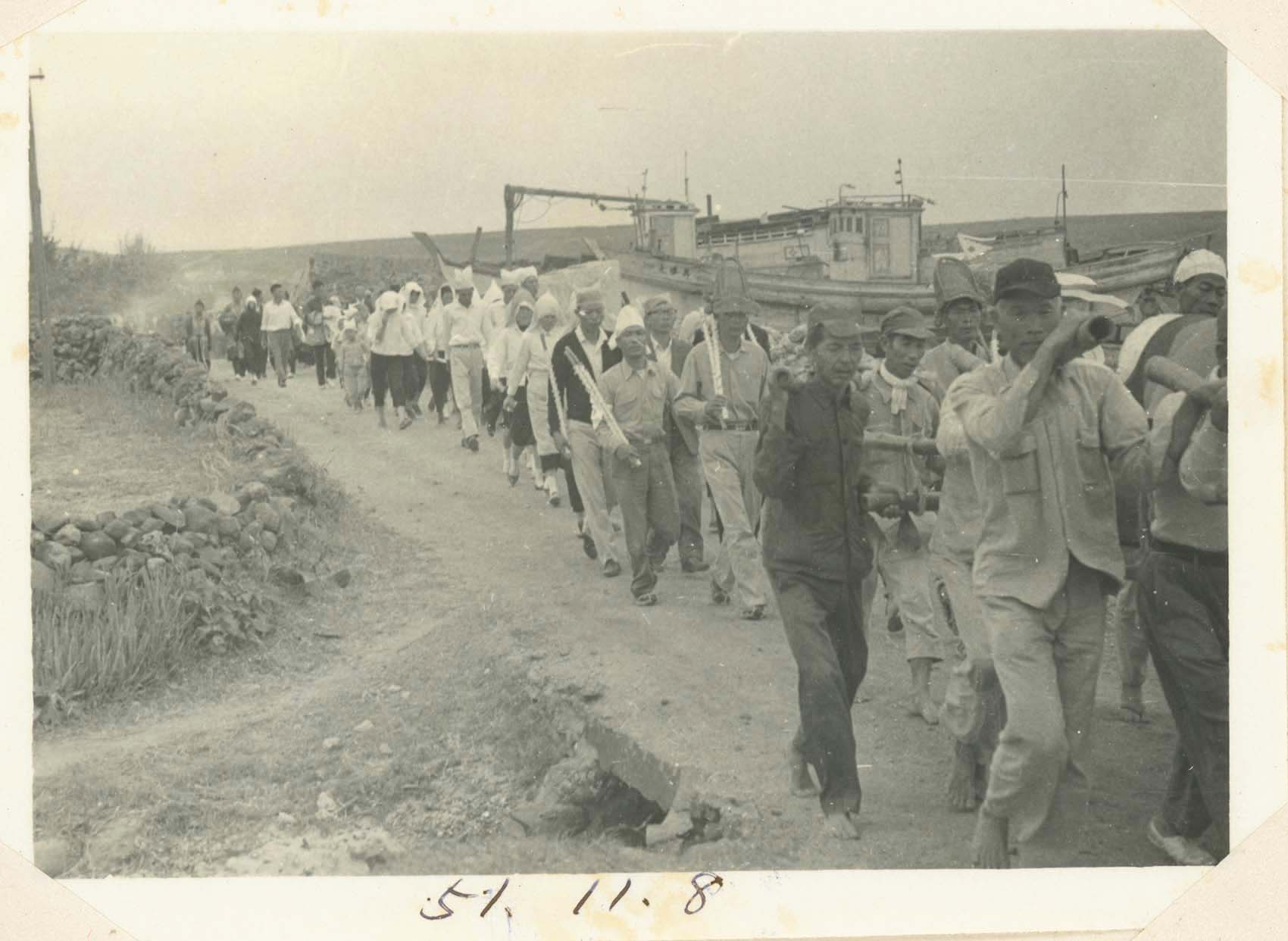 1962竹灣出殯記錄