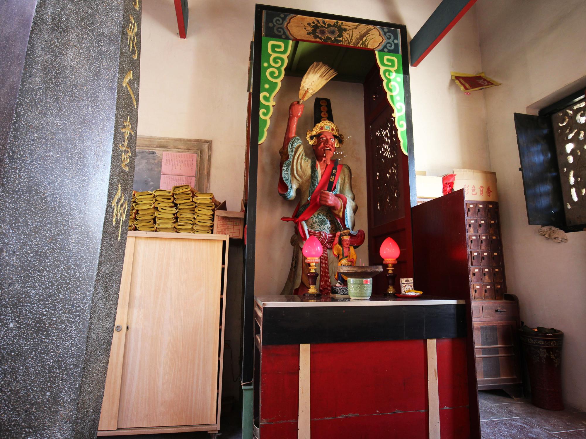 2021文澳城隍廟記錄泥塑七爺及八爺像