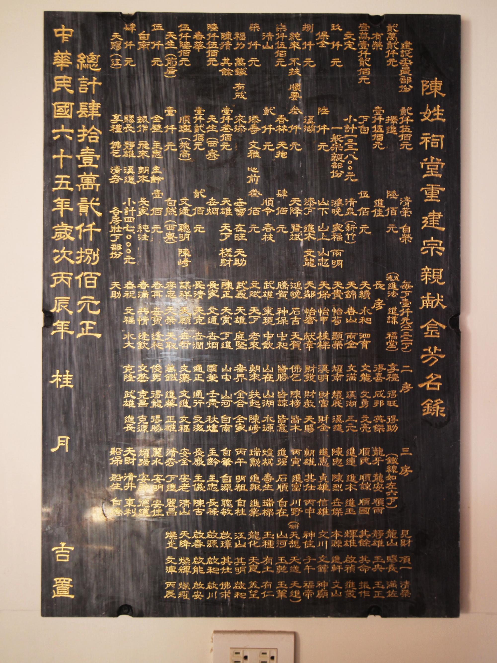 2022陳氏家廟記錄