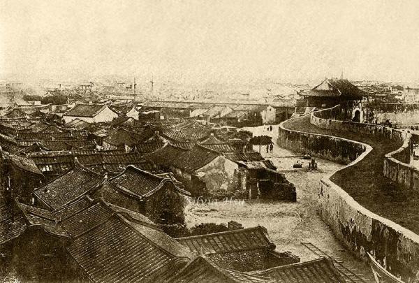 媽宮城黑白影像