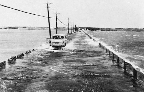 中正橋黑白影像