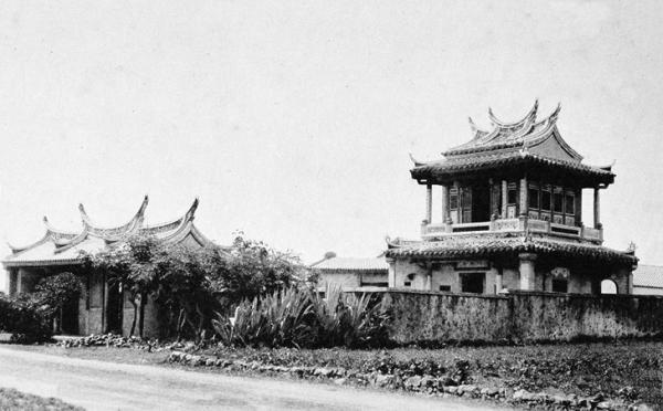 文石書院黑白影像