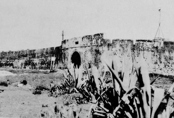 媽宮城黑白影像