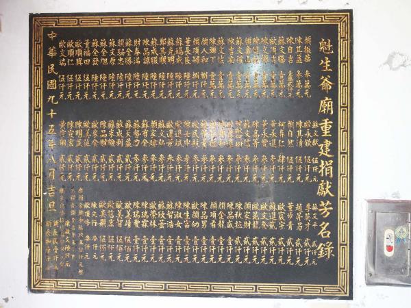 2019魁星爺廟記錄