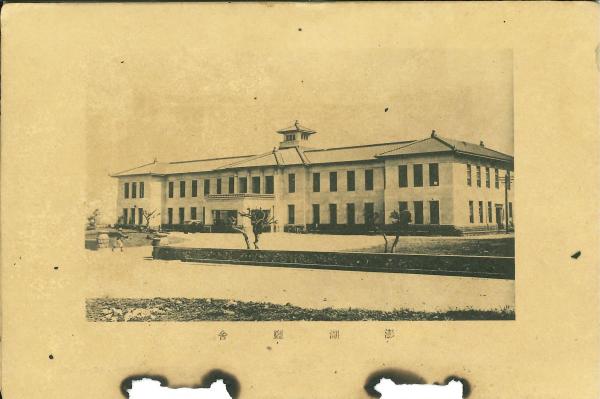 澎湖廳舍黑白影像