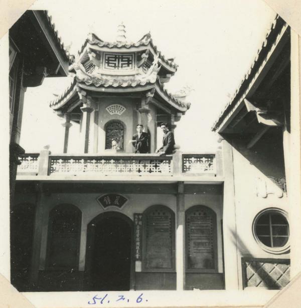 觀音亭黑白影像