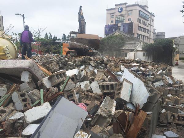 澎湖廳職員宿舍｜拆除現場