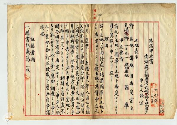 清代瓦硐張家在台產業