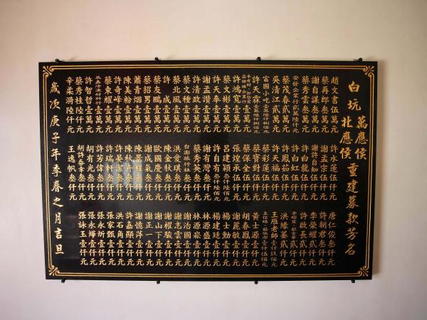 2021萬應侯祠記錄