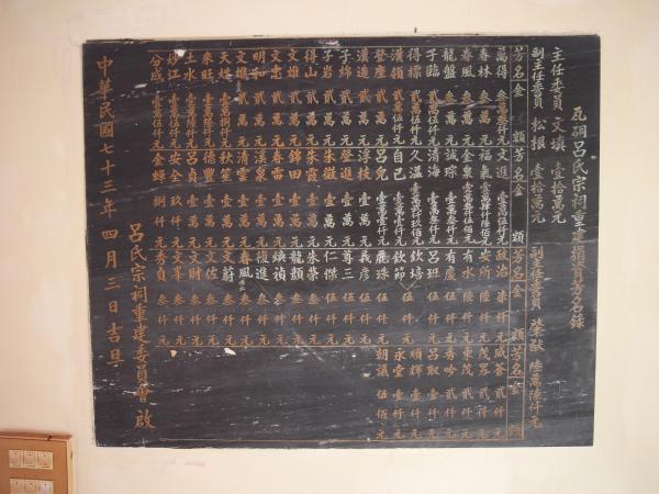 2021瓦硐呂氏宗祠記錄