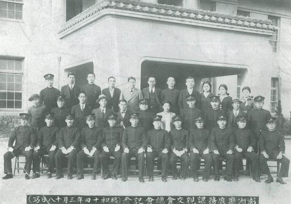 澎湖廳舍黑白影像