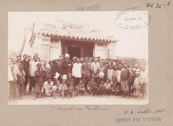 文澳城隍廟黑白影像