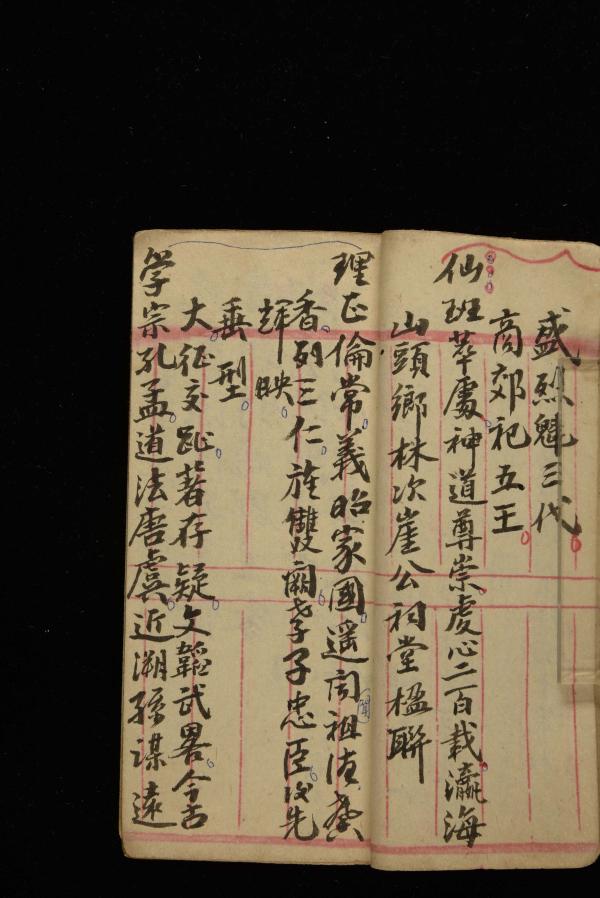 林介仁手稿記錄