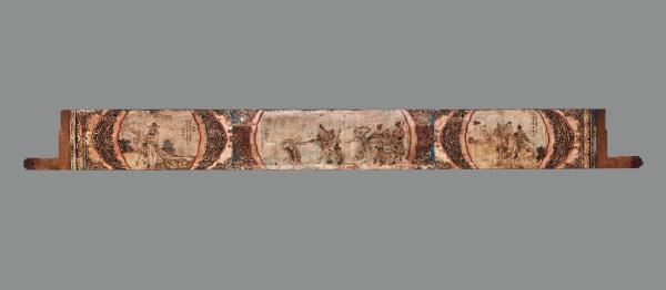 陳玉峰繪孫悟空大走南天門大楣